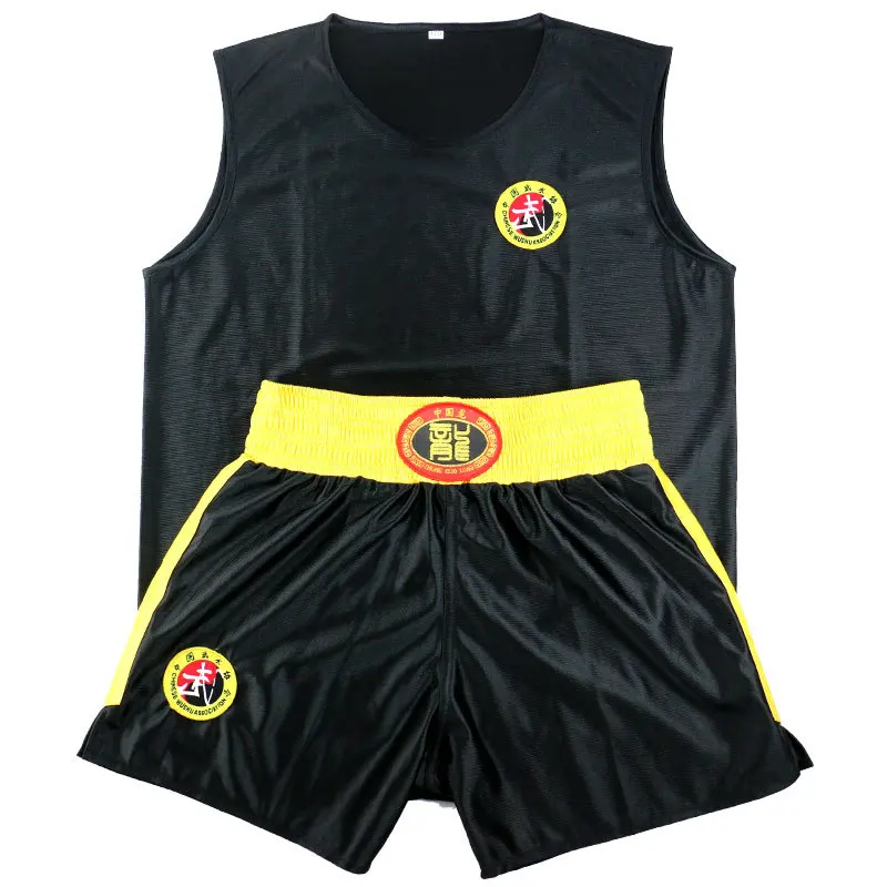Billig Kampfkunst Wushu Kleidung Anzug Bruce Lee Kongfu Kleidung Sanda Sets Tai Chi Uniform Für Flügel ChunTaekwondo Boxen Fitness Sport