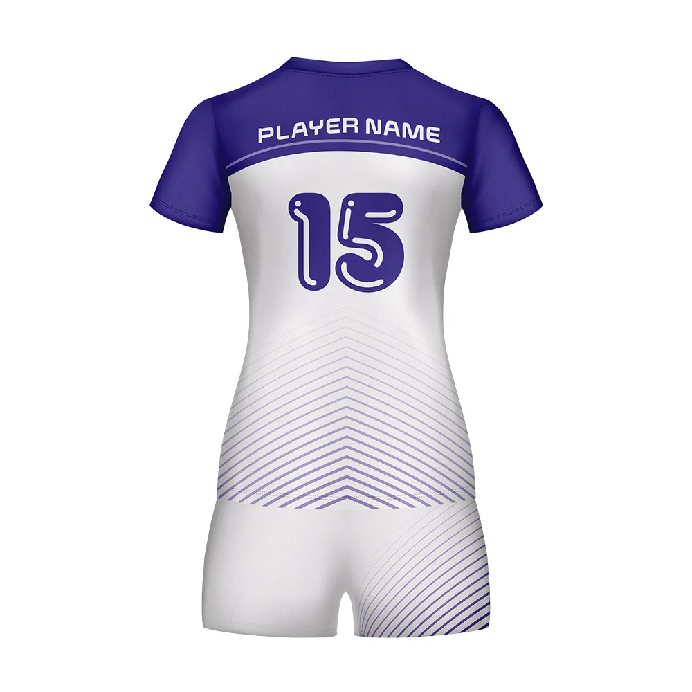 Marshal  Custom Volleyball Uniform Set Sports Suit Female Men Sublimation Breathable Can Design Shorts Volleyball Women