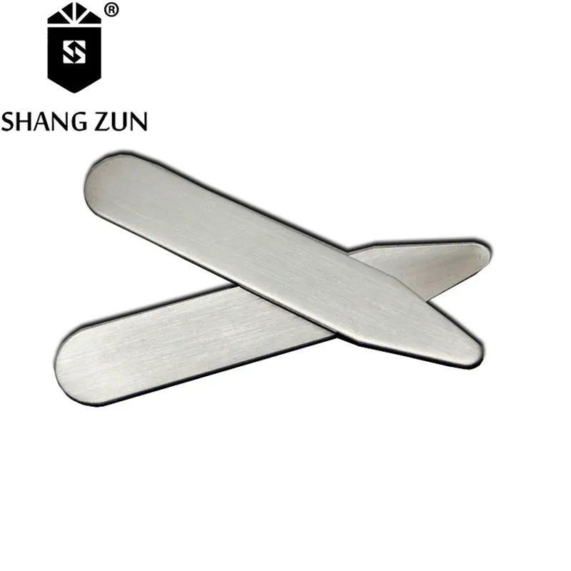 SHANG ZUN 4 Pcs Superficialwiredrawing Stainless Steel Collar Bones Mixed in 2 Sizes without logo or picture SHANG ZUN 4 Pcs Superficialwiredrawing Stainless Steel Collar Bones Mixed in 2 Sizes without logo or picture