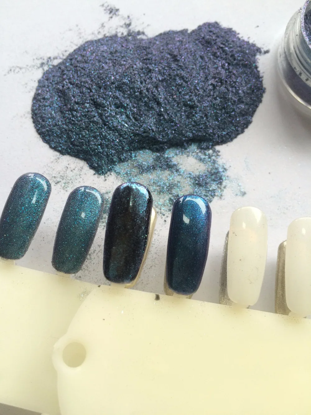 

Blue Green Purple Chameleon Multicolor Shifting Effect Pigment Powder YZ9001