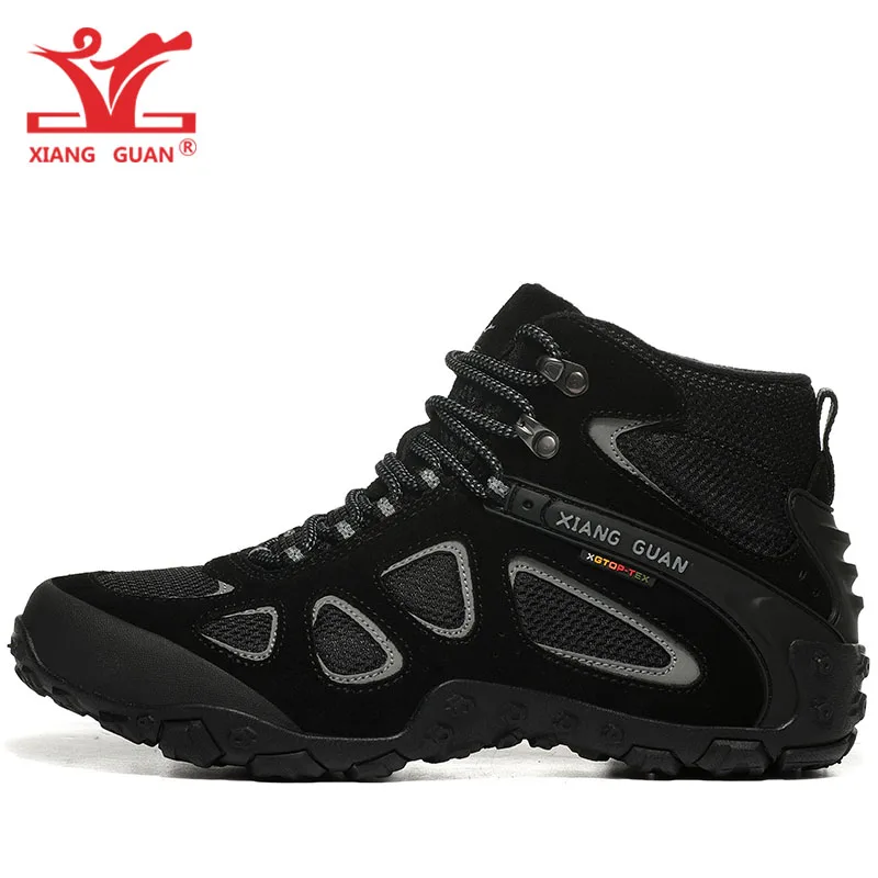 Ceny Mężczyźni buty górskie kobiety odkryty wodoodporna oddychająca skóra Mesh Trekking Camping wspinaczka Mountain Boot Sport polowanie trampki