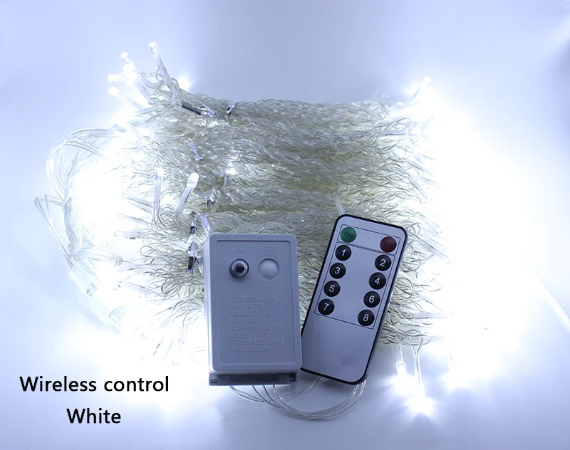 Luzes do Partido do Casamento Casamento do Jardim do Diodo Emissor de Cortina Guirlandas de Natal Seqüência de Luz Luzes de Decoração 3x3 m 300 Led Fada Cordas do Jardim do Diodo Decoração Led 14 Fios de LED