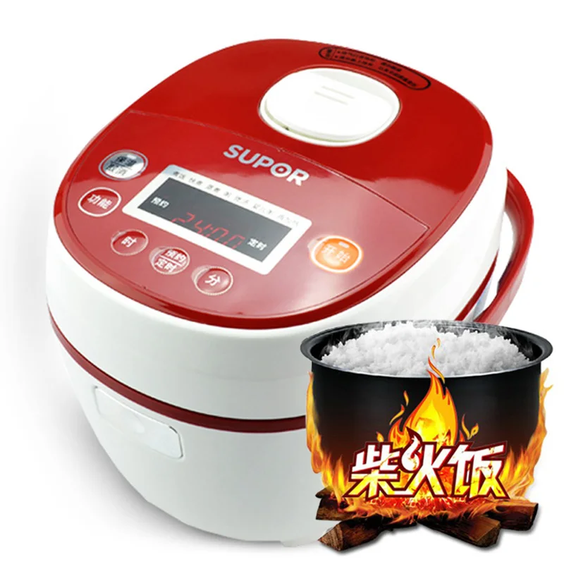 

Supor Mini Rice Cooker 2L 200W Intelligent Mini Rice Maker Machine with Reservation Timing Baby Food Mini Steamer Boiler