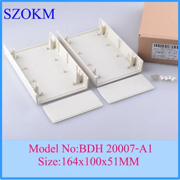 

4 pcs/lot power distribution box equip industrial abs plastic housing plastic box electronic 164X100X51 MM