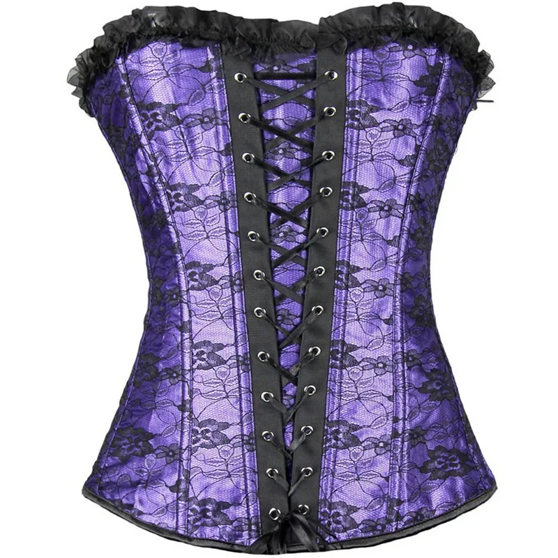 Lace Up Corsets Bustiers Tops S XXLin Bustiers & Corsets from