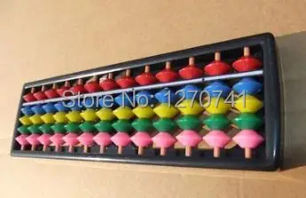 

13 column Plastic Abacus with colorful beads Chinese soroban Tool In Mathematics Education for student XMF016