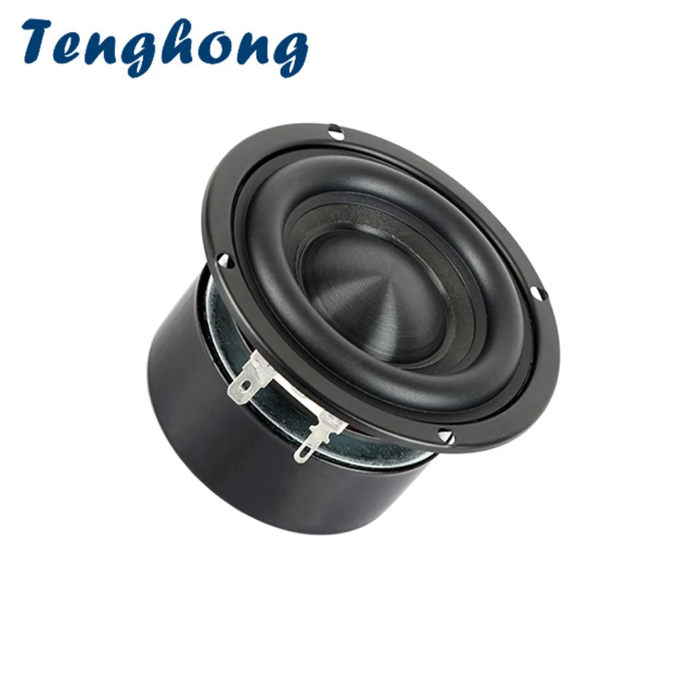 Tenghong 1 шт. 3 дюймовый Hi Fi басовый динамик 4 Ом 8 25 Вт портативная аудио колонка Bookshlef