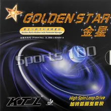 KTL Золотая Звезда(высокий поворот вперед вождения петли) Pips-In настольный теннис резиновый с губкой