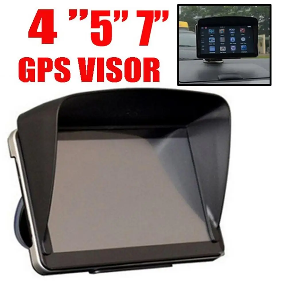 

5/7inch Screen Sun Shade Visor Shield Car GPS Cover Block Blind Cap Accessories