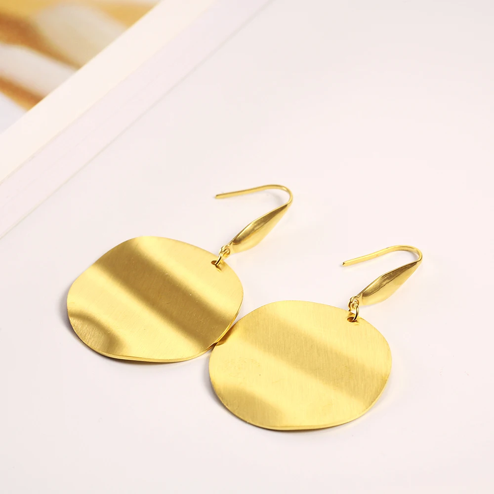 

OUFEI Stainless Steel Drop Earrings For Women Fashion Jewelry Accessories Novelties earrings 2019 Bohemian Wholesale Lots bulk