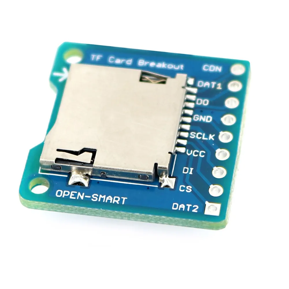 Открытый-смарт Micro SD/TF карта Breakout к плата DIP модуль для Arduino DIY Micro SD/TF карта адаптер Breakout совета Модуль