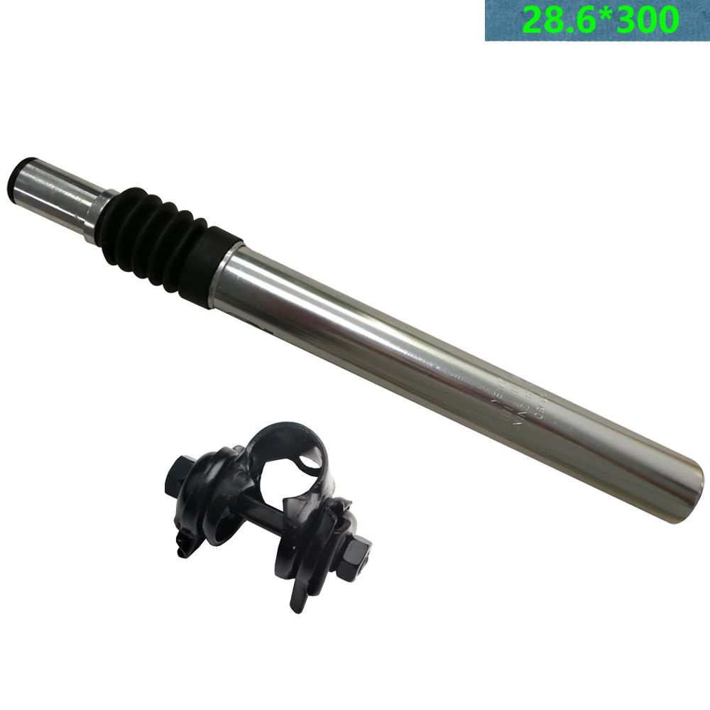 28.6/30.4mm X 300mm Shrink Head Anti shock Bicycle Seat Post Aluminum Road MTB Cycling Bike Seat