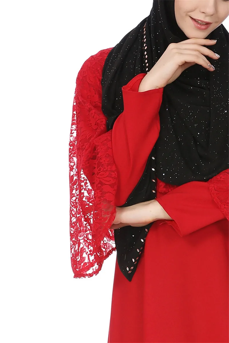 Элегантная мусульманская одежда традиционная мусульманская одежда турецкое арабское Eid Mubarak абайя женское платье Бесплатная доставка