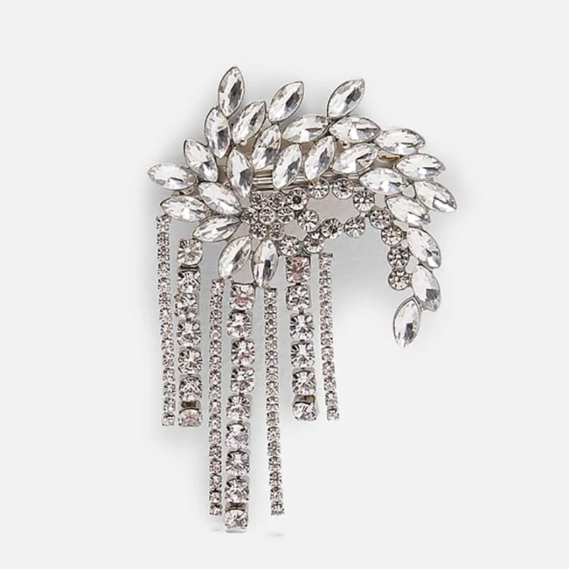

Pomlee Fashion ZA Hair Pins Fringed Hair Jewelry Glaring Wedding Hair Accessories Unique Design Women Hair Clips Bobby Pin Gifts