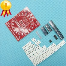 2016 New Both Sides SMT SMD Electronic Component Welding Practice Board PCB Soldering DIY Kit Skill Training Mini Version