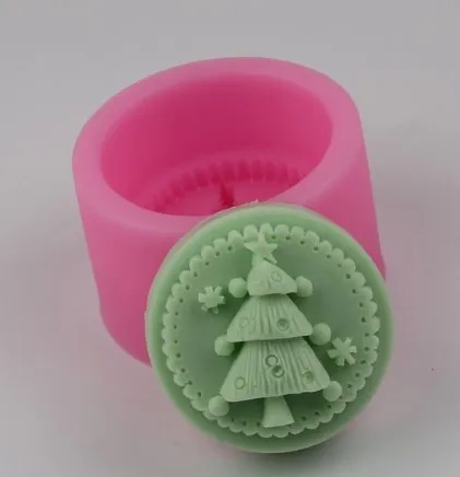 

Christmas Tree Silicone Handmade Soap Mold Making Crafts DIY Mould for gifts soap form