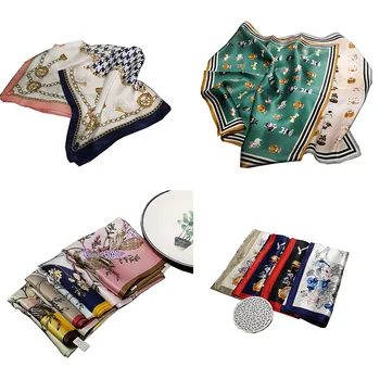 

High Quality Women Fashion 2019 100% Silk Scarf Poncho Scarves Floral Dot Plaid Ring Shawl Holiday Gift Cape sakura Accessory