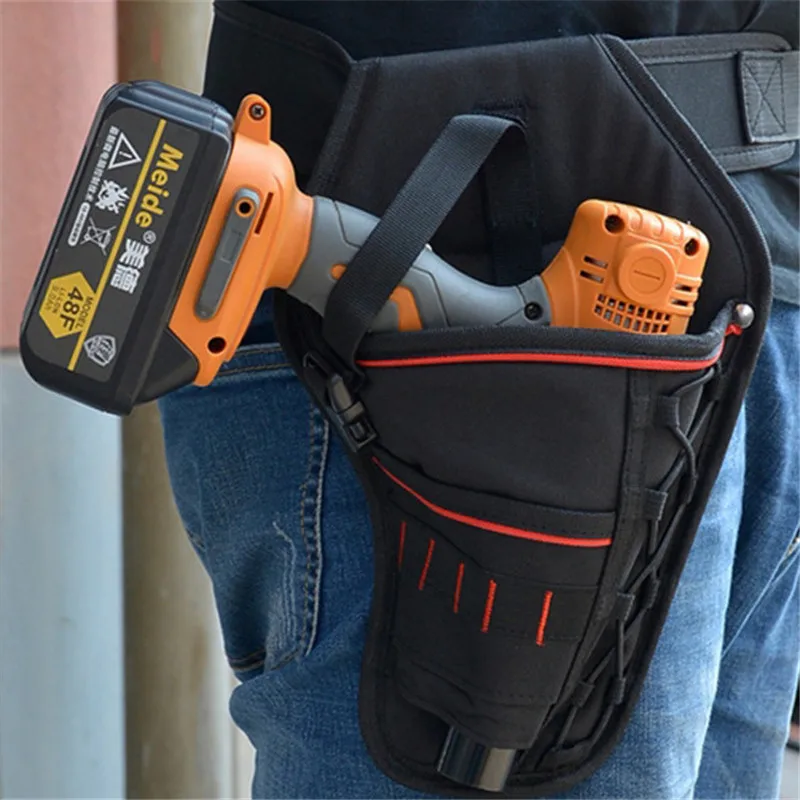 Portable Tool Bag Impact Driver Drill Holster Canvas Tool Bag