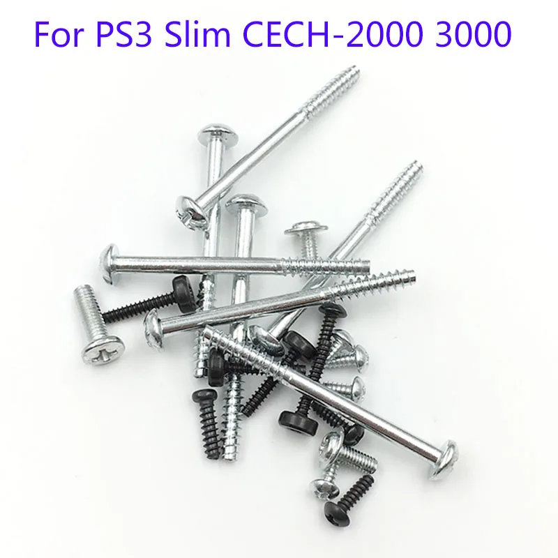 2Sets For Sony Playstation 3 PS3 Super Slim CECH 2000 3000 Screw Setin