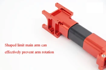 

1PC Metal New D30mm Square Tube Fixed Seat Limit Main Arm Horizontal Folding Parts Carbon Mount Joint for Plant UAV Drone