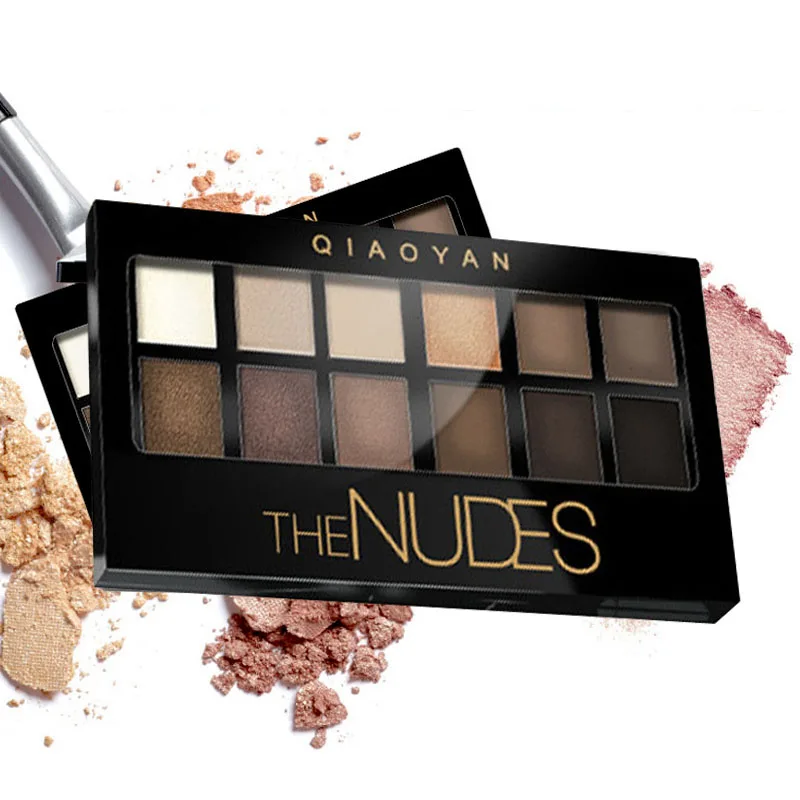 

12 Colors Matte Eye Shadow Make Up Set Nudes Naked Pallete Eyeshadow Palette Cosmetic Makeup Set Nude Eye Shadow AS679