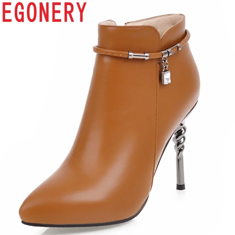 Kristall Black Plattform Stiefel Partei Sexy Knöchel Winter Egonery Zipper Dekoration Dünne yellow Spitz Super Warme Fersen blue red Mode Hohe Neueste 88BTwqY4