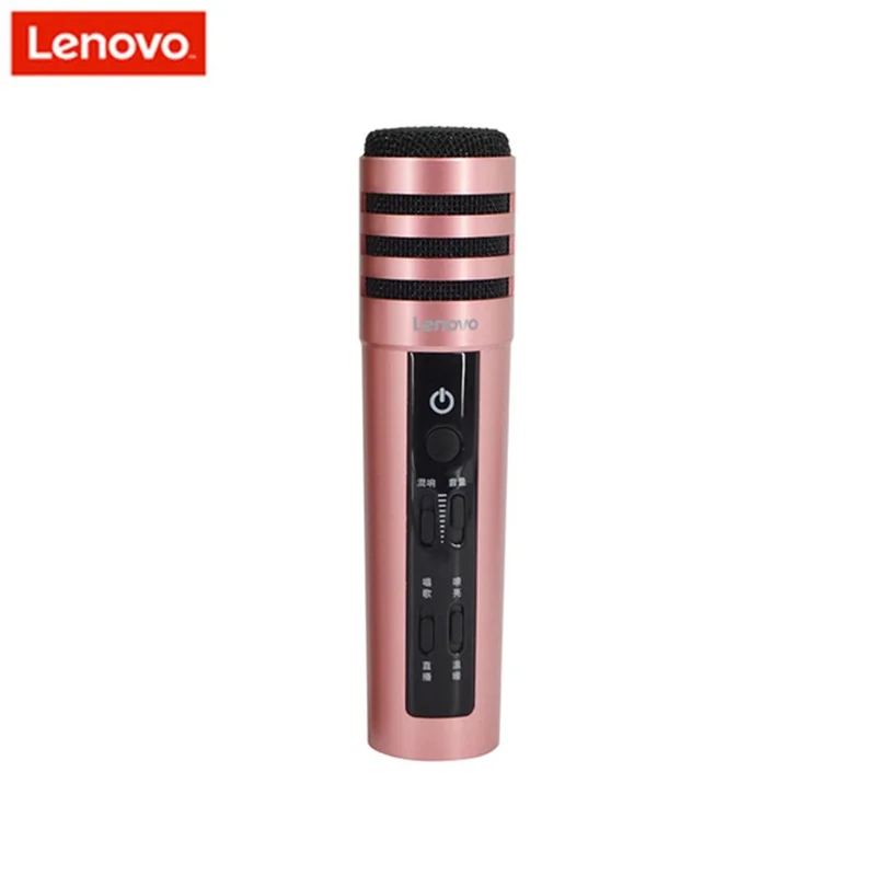 Lenovo микрофон UM10C концертная версия портативный Беспроводной караоке микрофон профессиональный ручной lenovo UM10C для смартфонов