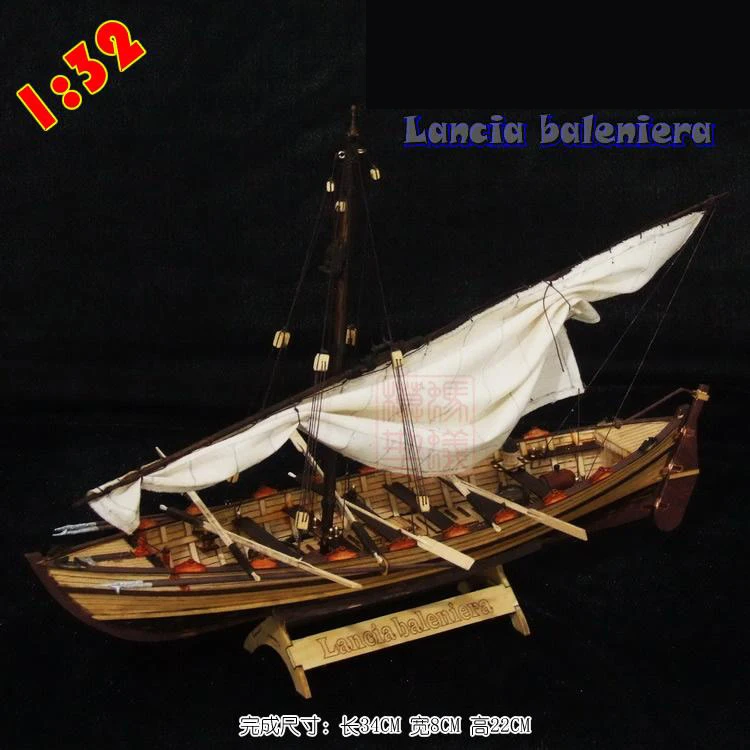 new scale 1/32 lancia baleniera whaling ship model ship