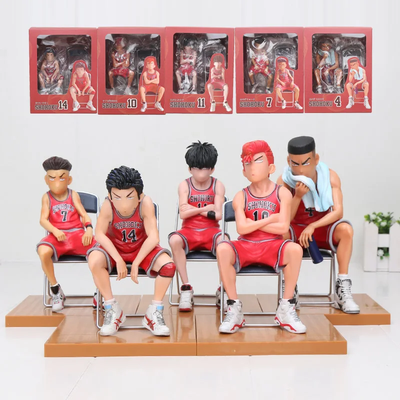 

15cm Slam Dunk Figure Hanamichi Sakuragi Rukawa Kaede Akagi Takenori Miyagi Ryota PVC Action Figure toy