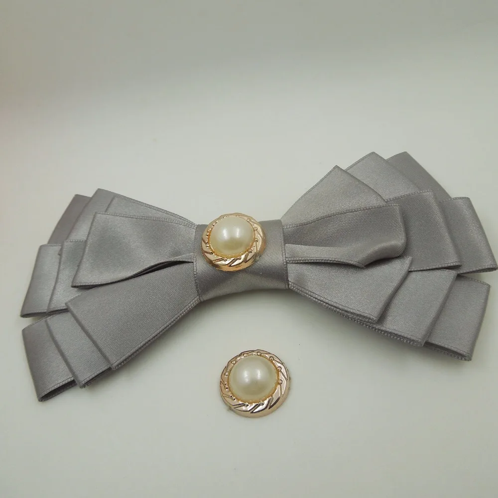 

18mm,25pcs pearl glue on uv plated rose gold no fade ribbon buckles acessories Ribbon Slider Headband Hair Clip DIY
