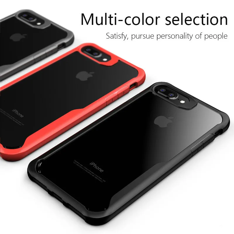 Чехол для iPhone 7 чехол 6S прозрачный противоударный X 6 8 Plus 5 флип | Мобильные