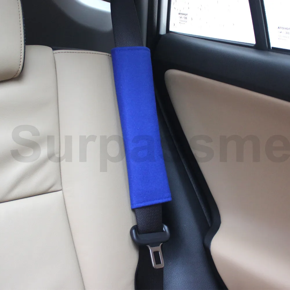 Car Seat Belt Cover blue