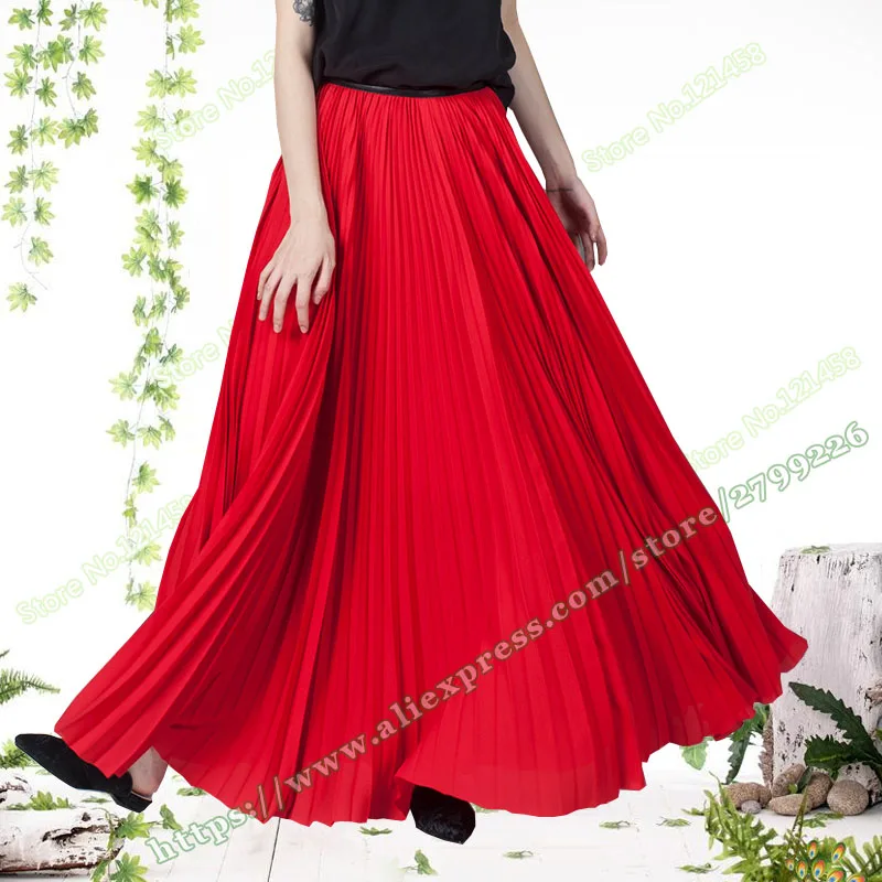 2018 Spring Summer Plus Size 5XL XXXXXL Feminina Red Satin Chiffon