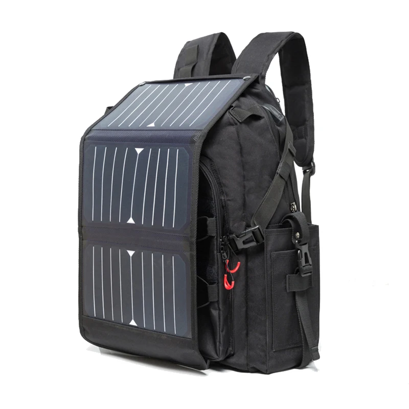 Climbing Backpack Solar Panel for Phone Laptop USB Charger Port 50L