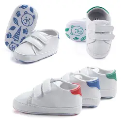 Для младенцев, для маленьких мальчиков и девочек мягкая подошва туфли для новорожденных детская обувь спортивная, кроссовки для