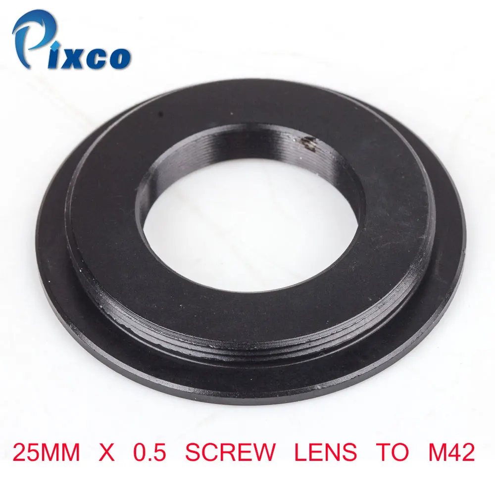 

Винтовой объектив Pixco 25 мм x 0,5 для крепления адаптера M42