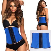 Shaper acier osseuse taille formateur femmes serre – caoutchouc Corset serre taille seins nus jupettes Shapewear mince ceinture