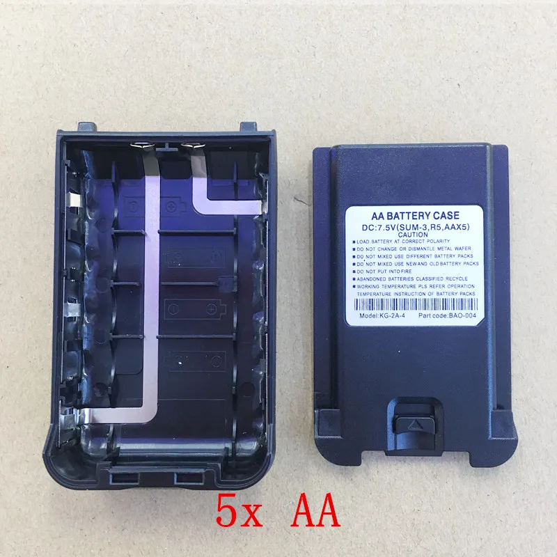Чехол для аккумулятора honghuismart 5xAA Wouxun KG UV8D рация двухстороннее радио|case|battery hard