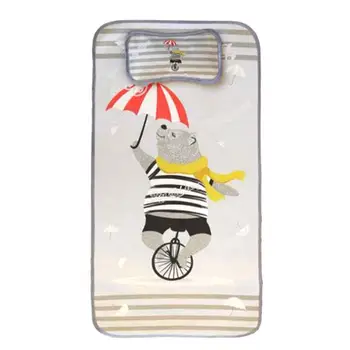 

Baby Summer Cartoon Mattress Newborn Baby Mattress Crib Ice Silk Mat Nursery Baby Crib Ice Mat(including The Pillow)