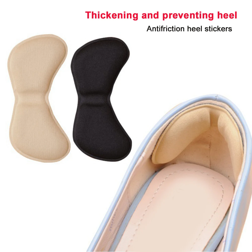 5 Pairs Heel Liner Adhesive Pads Cushion Anti-wear Feet Care Heel Sticker Insole Crash Patch Pain Relief