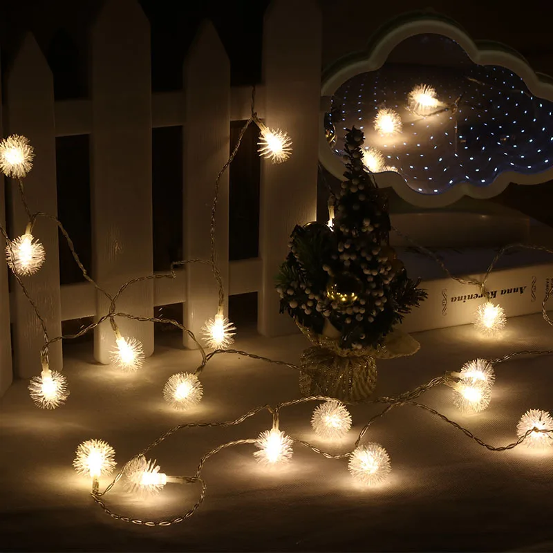 

Christmas Tree Decorations 1m Dandelion Light String Christmas Decorations for Hom Christmas Garland New Year Navida Natal. Q