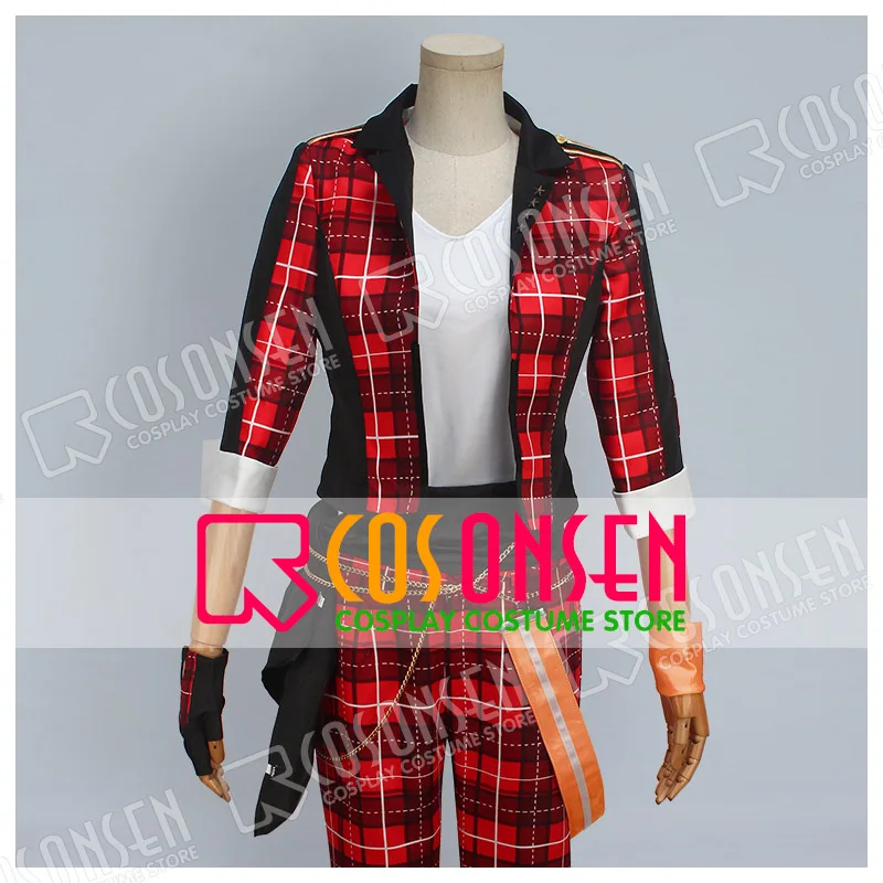 

COSPLAYONSEN The Ensemble Stars Subaru Akehoshi Red Cosplay Costume