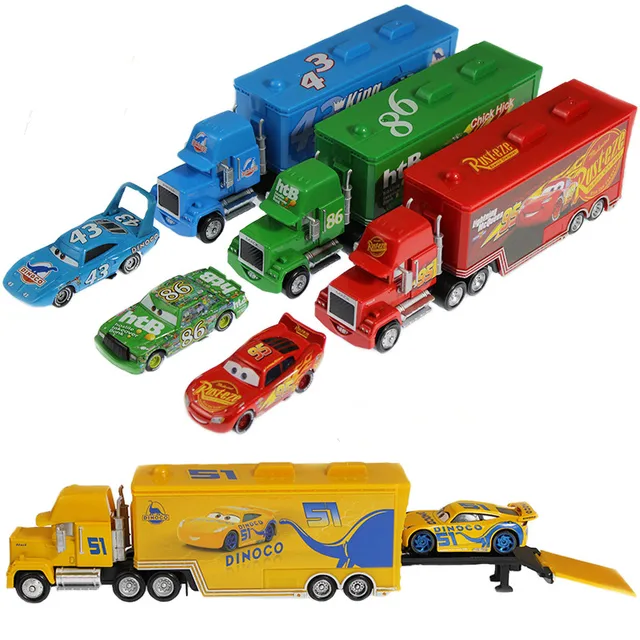 Best Offers 26 Styles Disney Pixar Cars Mack Truck +Small Car Mcqueen 1:55 Diecast Metal Alloy And Plastic Modle Car Toys Gift For Kids Best Offers 26 Styles Disney Pixar Cars Mack Truck +Small Car Mcqueen 1:55 Diecast Metal Alloy And Plastic Modle Car Toys Gift For Kids