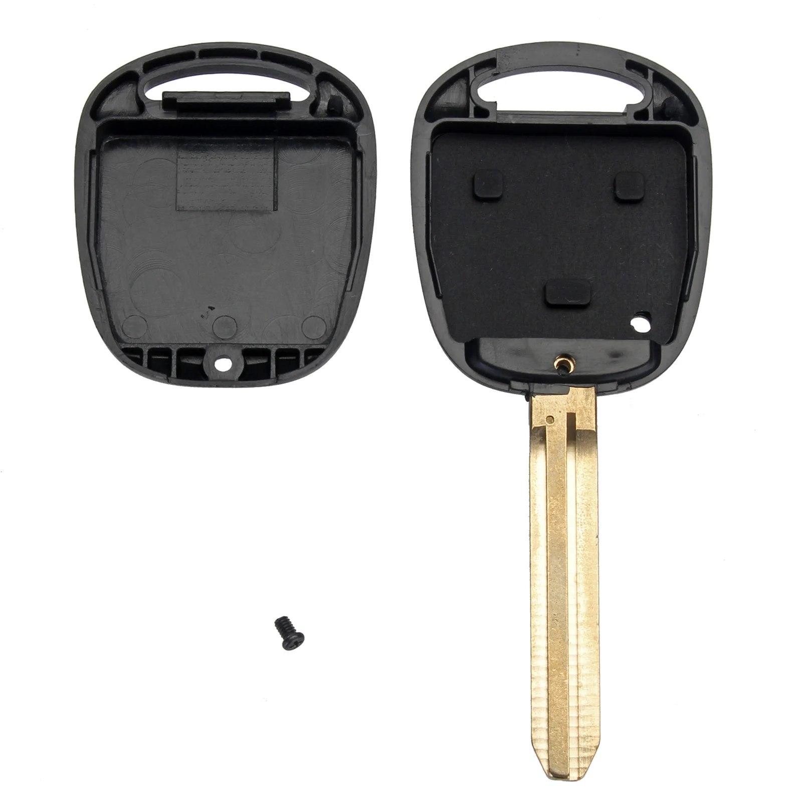 3 кнопки авто корпус автомобильного ключа дистанционного управления чехол Брелок с резиновой накладкой Замена для TOYOTA Land Cruiser Camry Corolla FJ Previa Rav4 D10