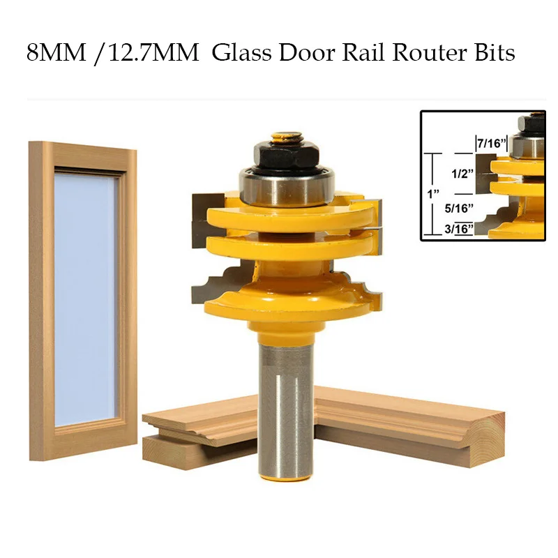 

Carbide Various Sizes 8MM Wood Groove Cutting Milling Cutter Woodworking Trimming Carving Router Bit mill tool freze ucu 80828