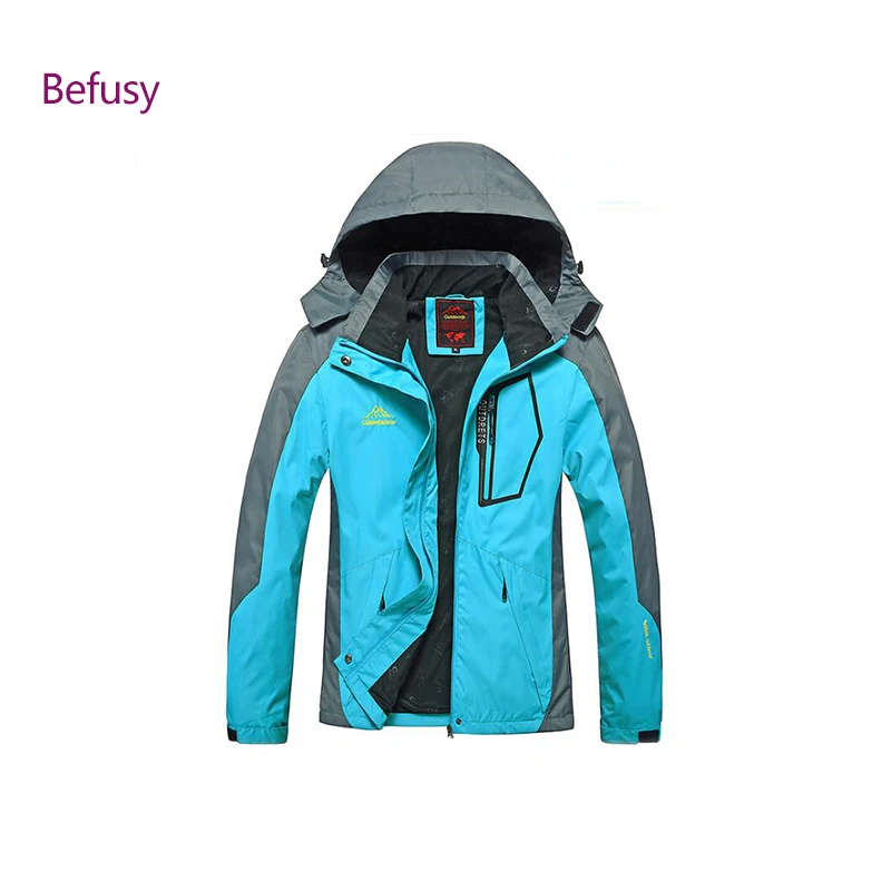 Befusy Windstopper Весна Осень для пеших прогулок Водонепроницаемый ветрозащитный Спорт на открытом воздухе Рыбалка горный кемпинг женские мягкие куртки