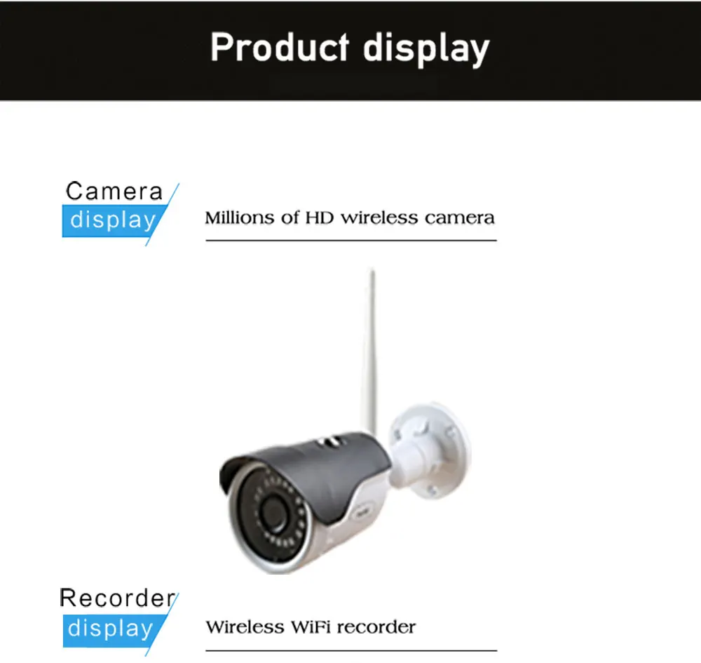 N_eye профессиональный беспроводной комплект для камеры видеонаблюдения HD 1080 P домашний открытый видео комплект камеры наблюдения 8 домашняя камера NVR система