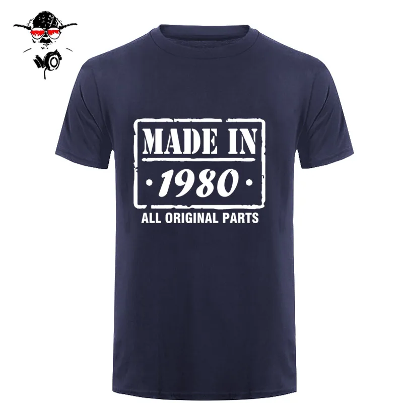 32rd Birthday T Shirt Made In 1980 Mens Funny T SHIRT mens clothing