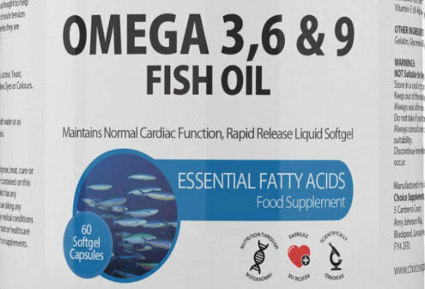 

Omega-3 6 9 Fish Oil Concentrate 1000mg - High Strength EPA DHA