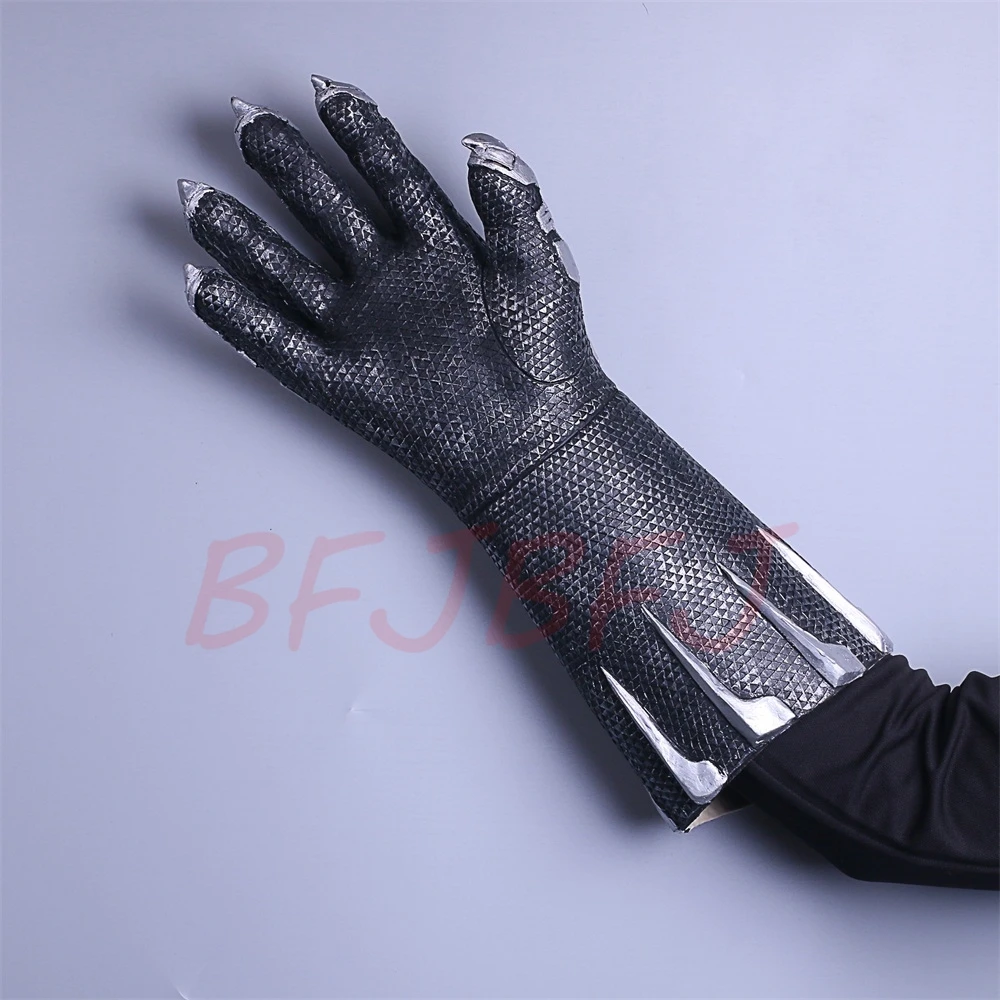Пара из двух фильм Черная пантера перчатки-когти косплей костюм супергероя перчатки Хэллоуин Опора